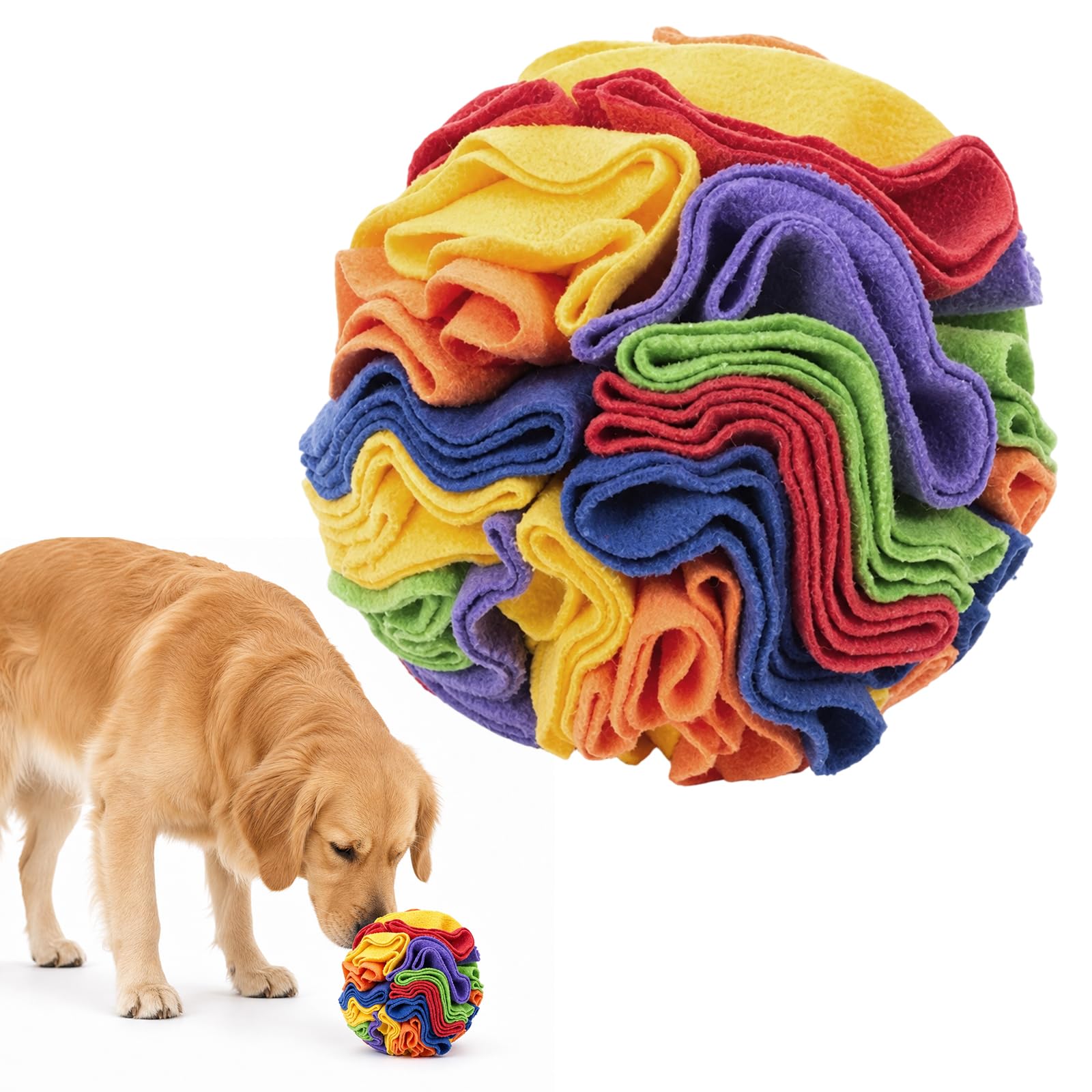 EujRcf Snuffle Ball for Dogs, Snuffle Ball Interactive Dog Toys