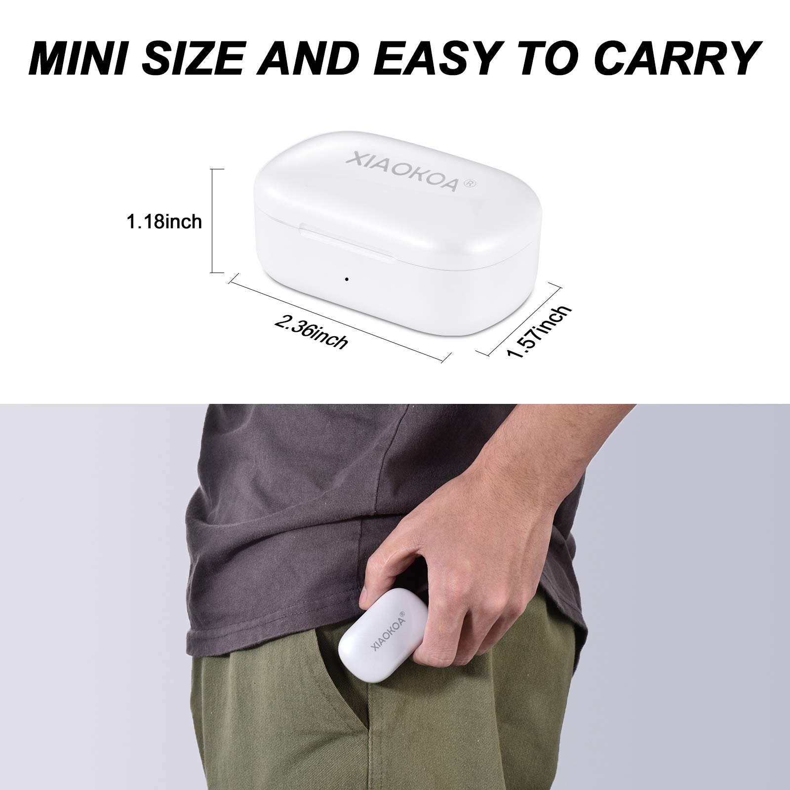 XIAOKOA Rechargeable Hearing Aids for Seniors,Mini Dig...B08PYDLHL4