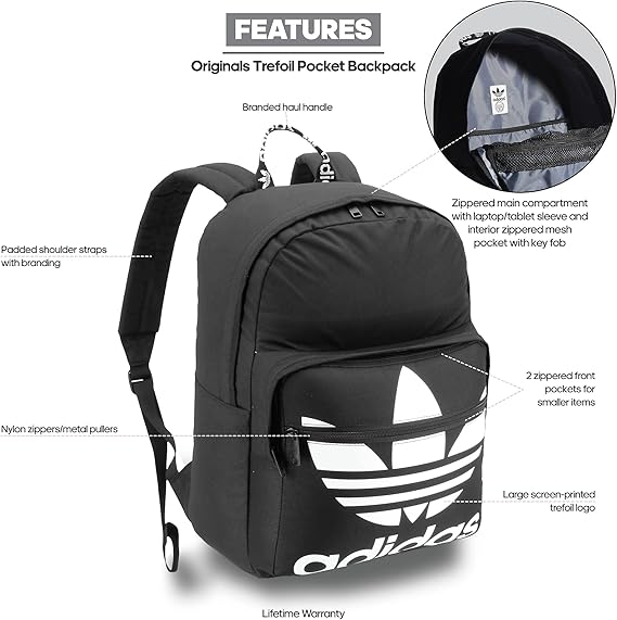 adidas backpack with side pockets