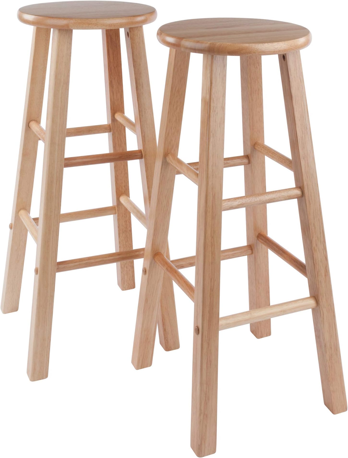 Winsome Element Bar Stools, 2-Pc Set, Natural
