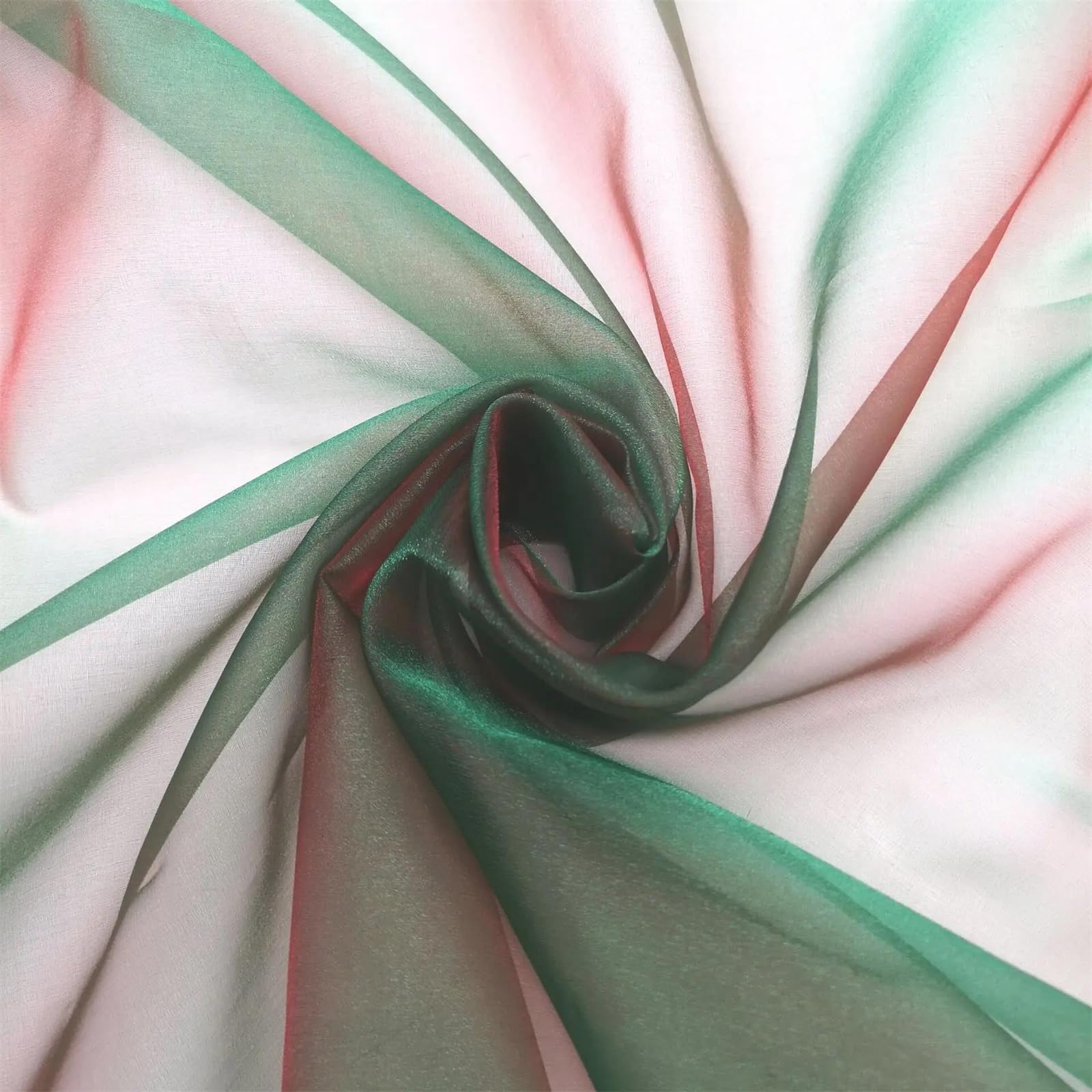 Organza Lace Voile Fabric, Organza Tulle Fabric Multicolor 92x150 cm Polyester for Sewing Wedding Dress(30)