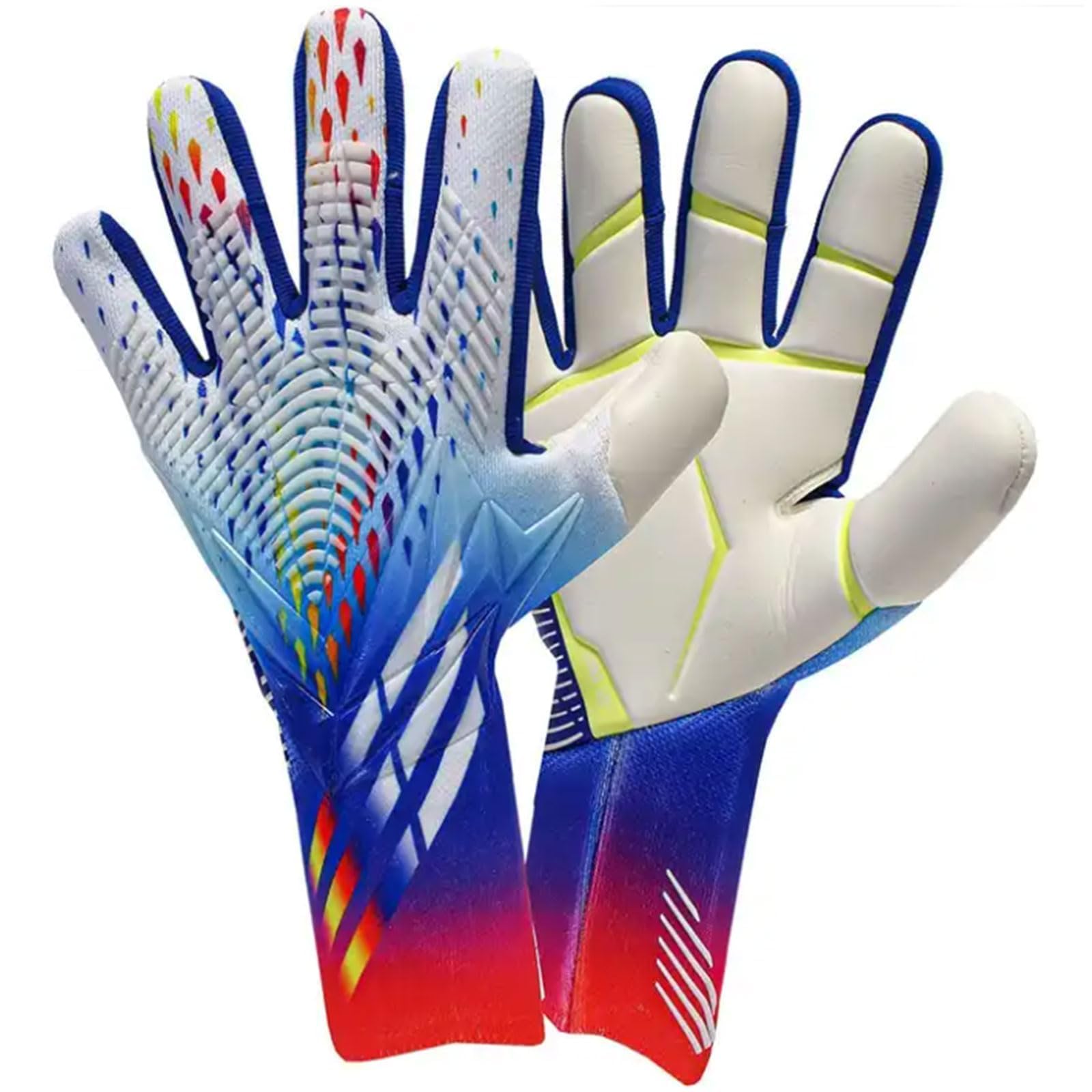 Gants de gardien de but de football protège-doigts anti-retournement pour match