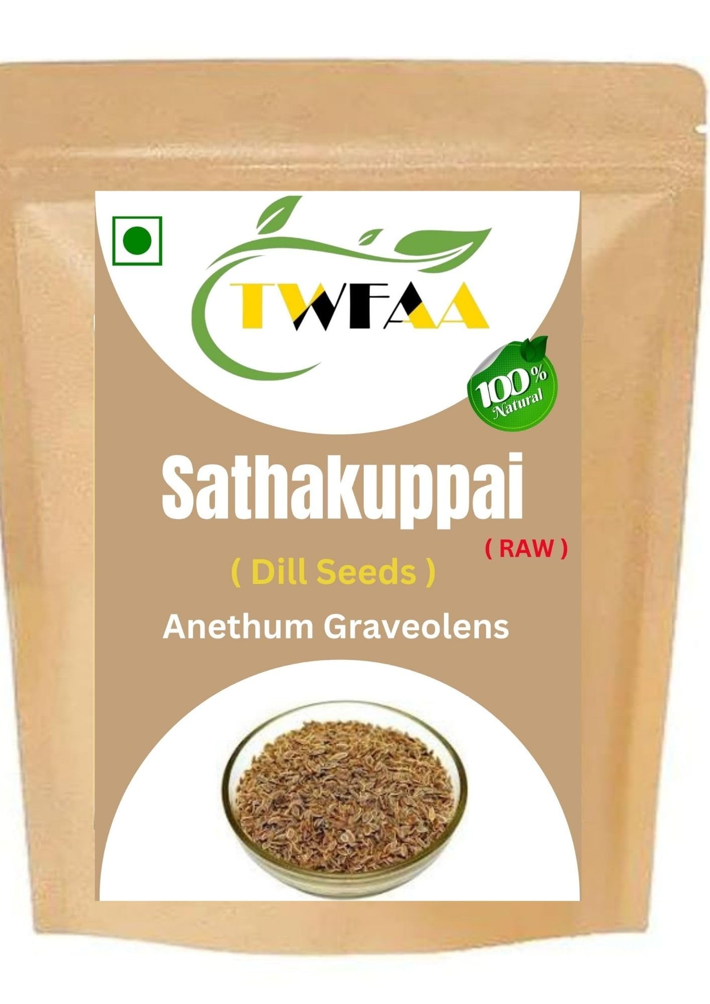 generic TWFAA Herbal Sathakuppai (RAW)/Dill seeds/Anethum Graveolens/சதகுப்பை விதை /Soyo/Sadapa Vittulu/ (1 kg)-picture-23