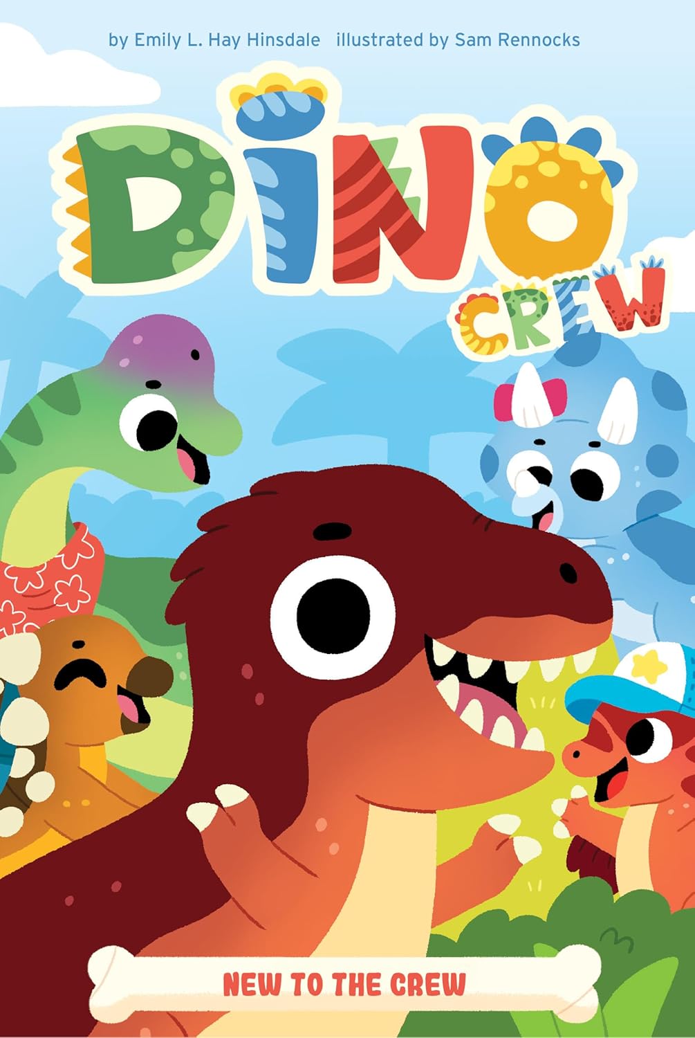 New to the Crew (Dino Crew)      Library Binding – July 15, 2025