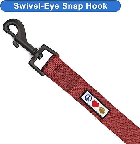 Miniatura 3 de Pawtitas Correa personalizada para perro bordada, correa personalizada con el nombre de tu mascota y número de teléfono, correa reflectante de 6