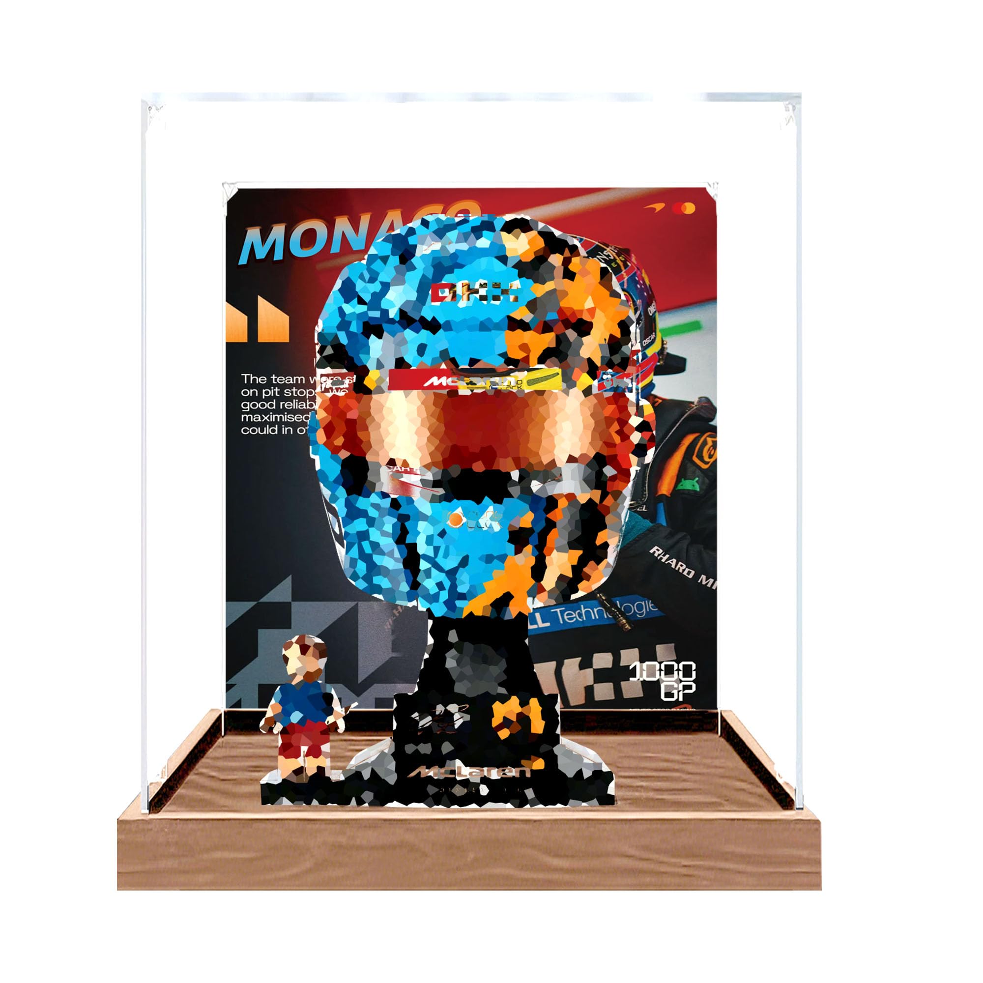 Clear Acrylic Showcase Box for Le-go 43017 Sets (Background 2)