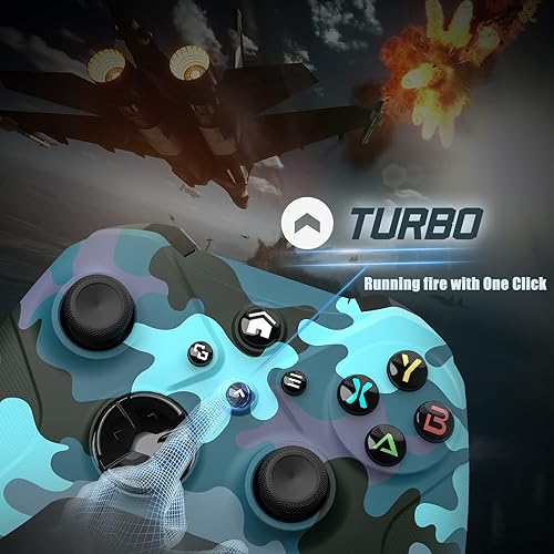 Vista 4 de Gamrombo Wireless Xbox Controller Compatible with Microsoft Xbox one,Xbox One SX,Xbox Series XS,AndroidiOSPC Gamepad Remote with WifiMacro