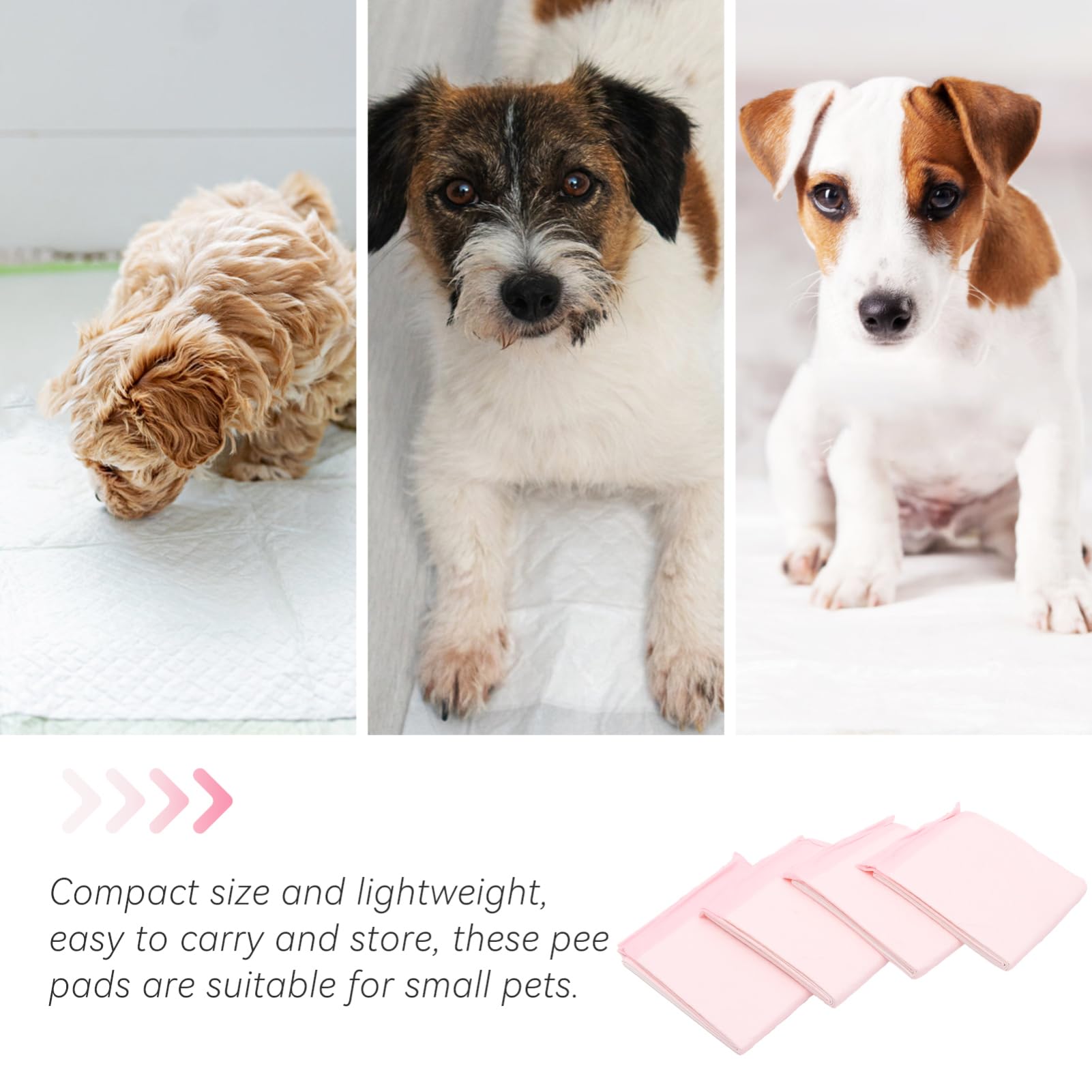 TOYANDONA 40 Piezas Empapadores Desechables para Perros y Gatos de Entrenamiento Absorbentes y Resistentes para Casa y Color Rosa para Cachorros y Mascotas Adultas