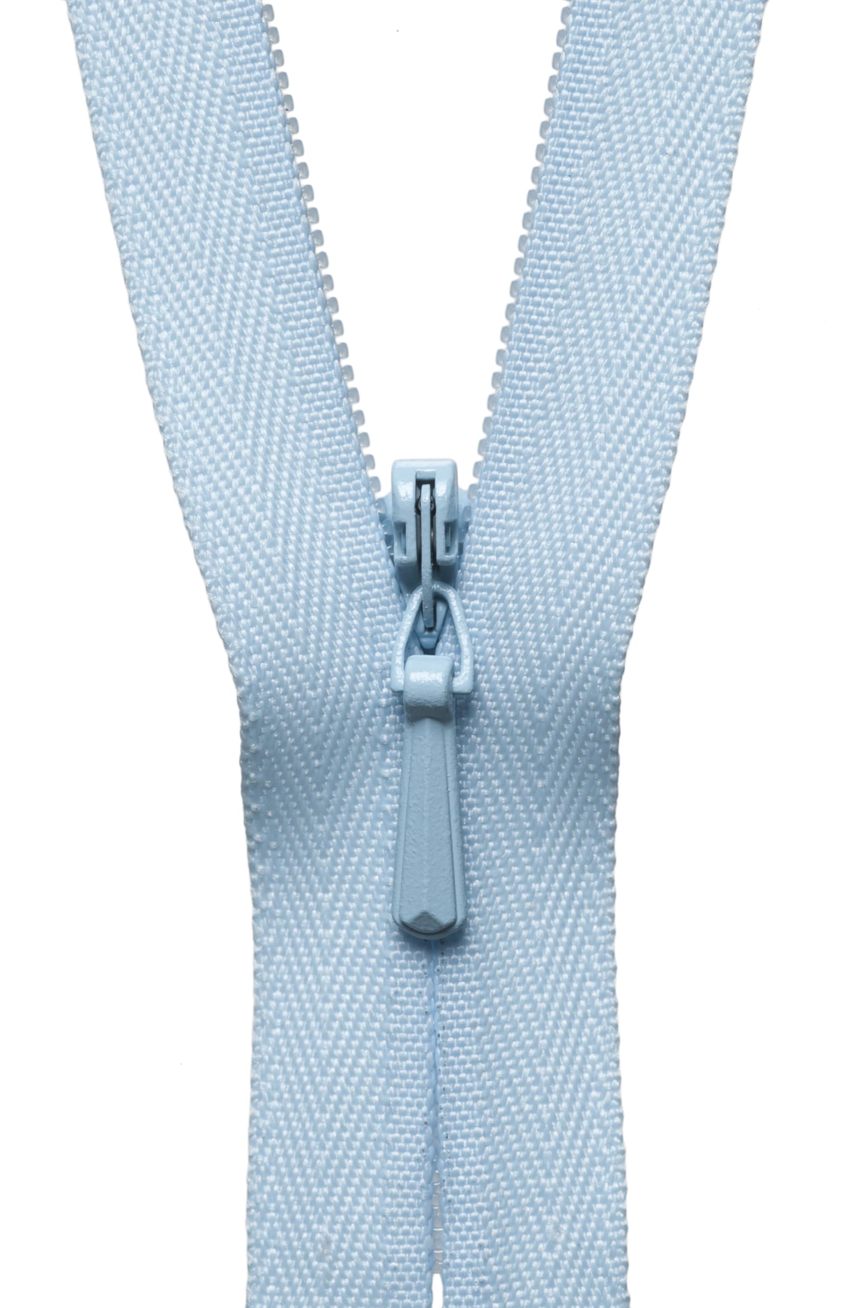 YKK Concealed Zip, Nylon, No. 542 Baby Blue, 56 cm Length