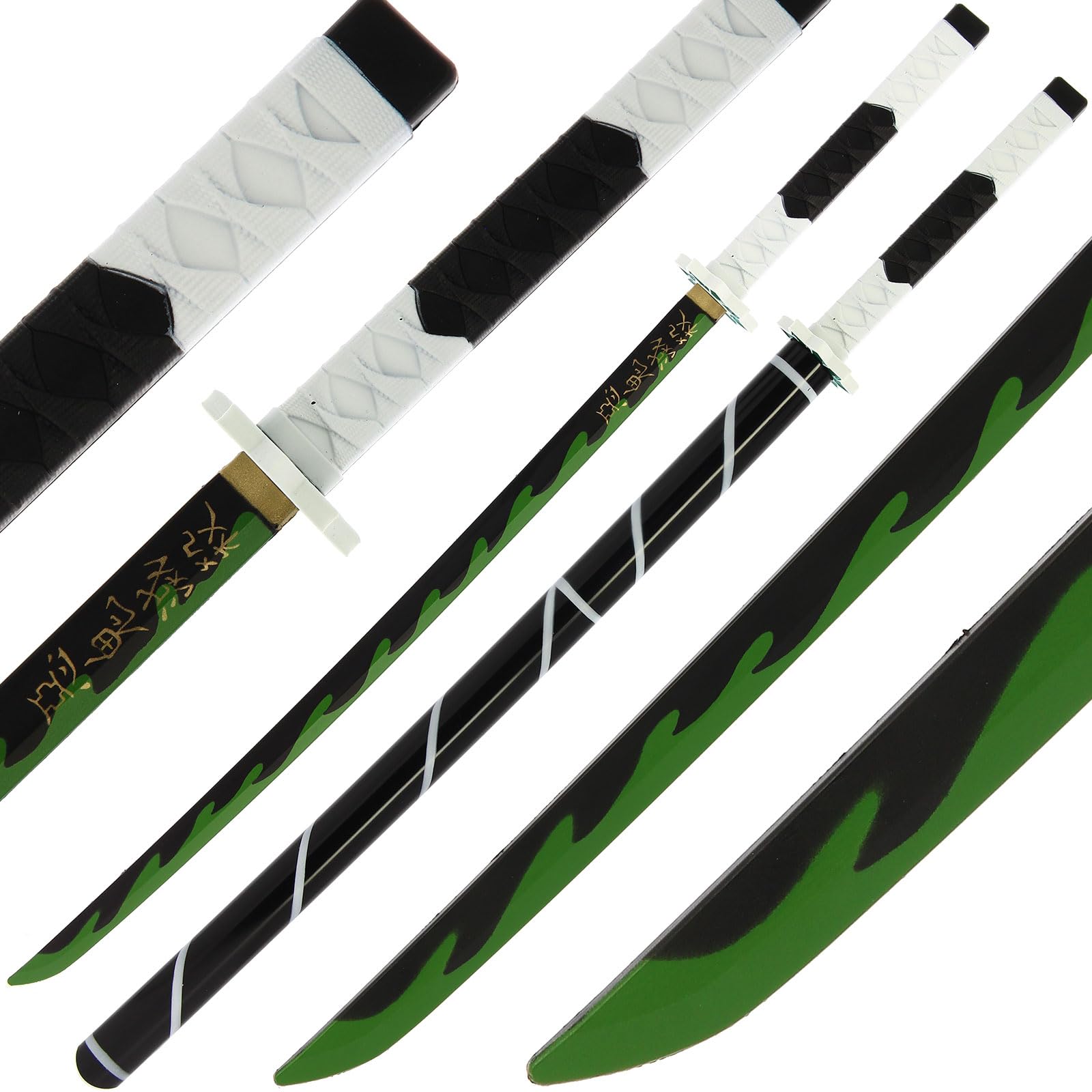 Anime Style Foam Sword Prop Cosplay Collection Show Replica Blunt Safe Toy Weapon 101.5cm Decoration & Roleplay (2. Saanemi Shinazugaawa)