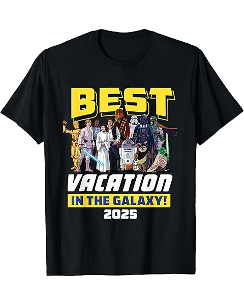 Star Wars Best Vacation in the Galaxy Family Group Trip 2025 T-Shirt