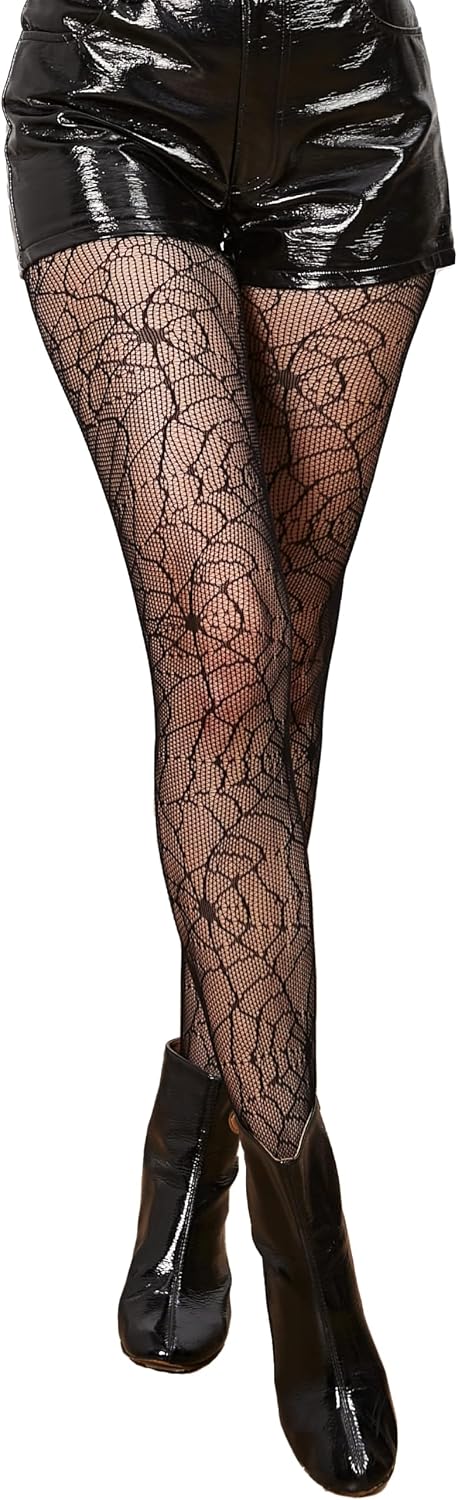 Festival Fishnet Stockings, Star Tights, High-Waist Tights for Women