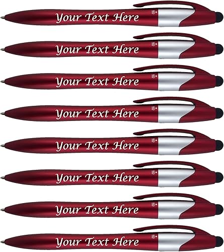 Paquete de 200 bolígrafos personalizados con logotipo o texto, para marketing, fiestas y eventos, cada bolígrafo es un bolígrafo de tinta de 3