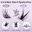 B&Q Victory Lash Clusters Kit Natural Lashes Clusters Wispy Invisible Band Manga Lashes Individual Lashes Bond and Seal Eyelash Extension Kit Easy Removal (Victory Kit-8-18MIX)