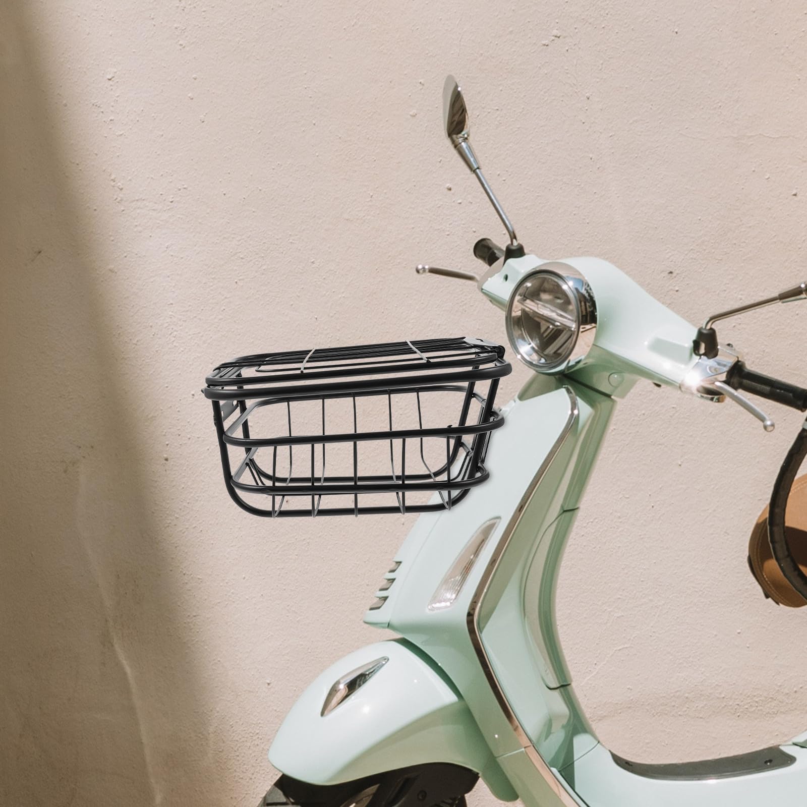 HEMOTON Cestino da Spesso e Nero o per Elettrica Ferro in Bicicletta Resistente Facile Montare, per Trasportare in Sicurezza Zaino Verdure