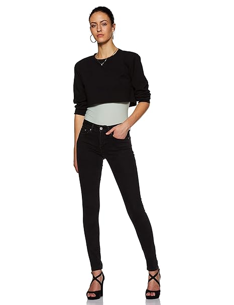 Buy Levi's Women's Skinny Jeans (83386-0000_Black_25) at Amazon.in