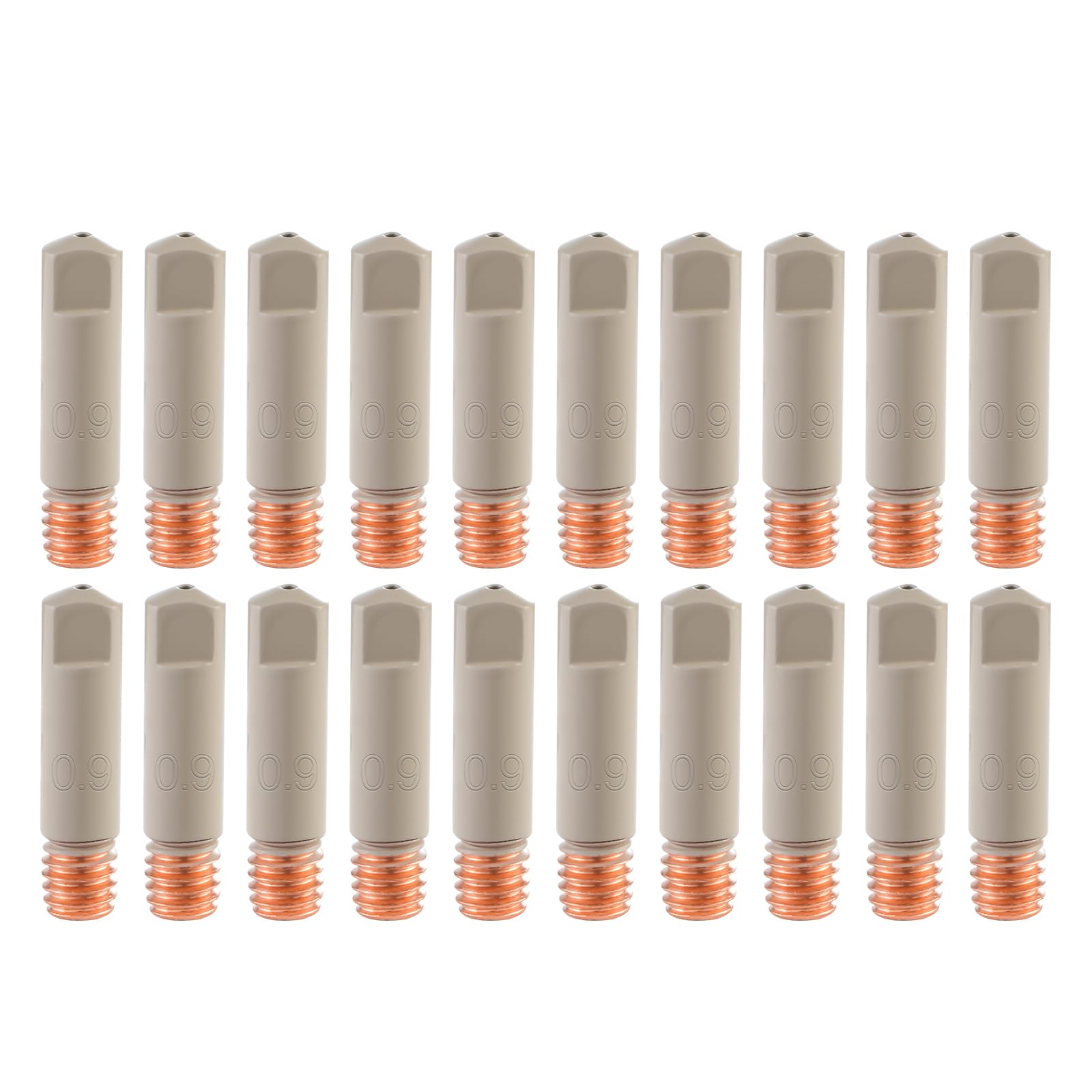 MIG Welding Contact Tips with Non-Stick Coating .035" 20pk