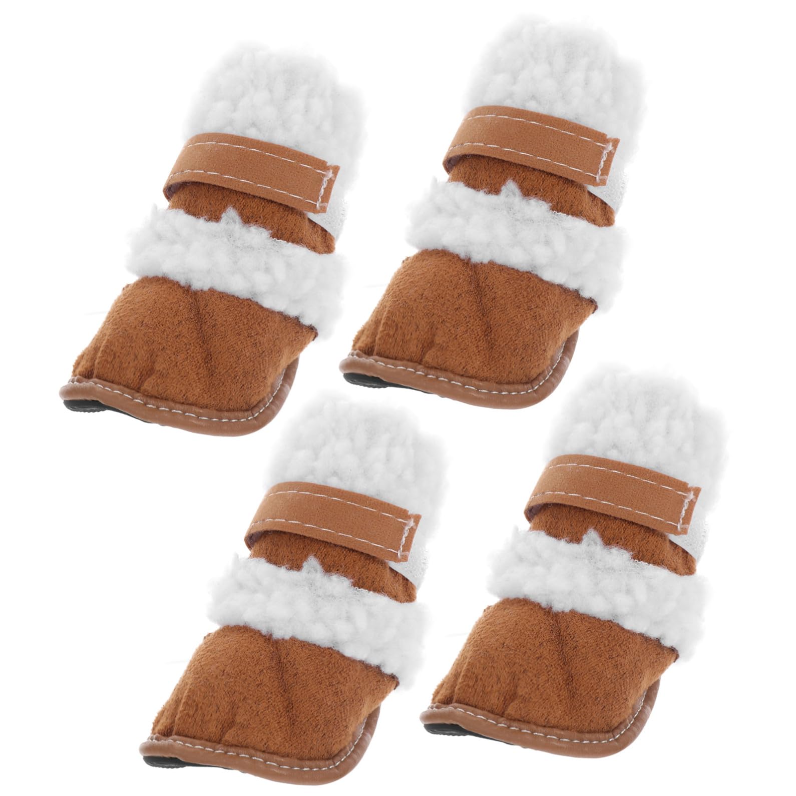 Beavorty 6paires Hiver pour Chiens Chaussures Antidérapantes Et Isolantes pour Animaux Parfaites pour Sorties Neige Froid