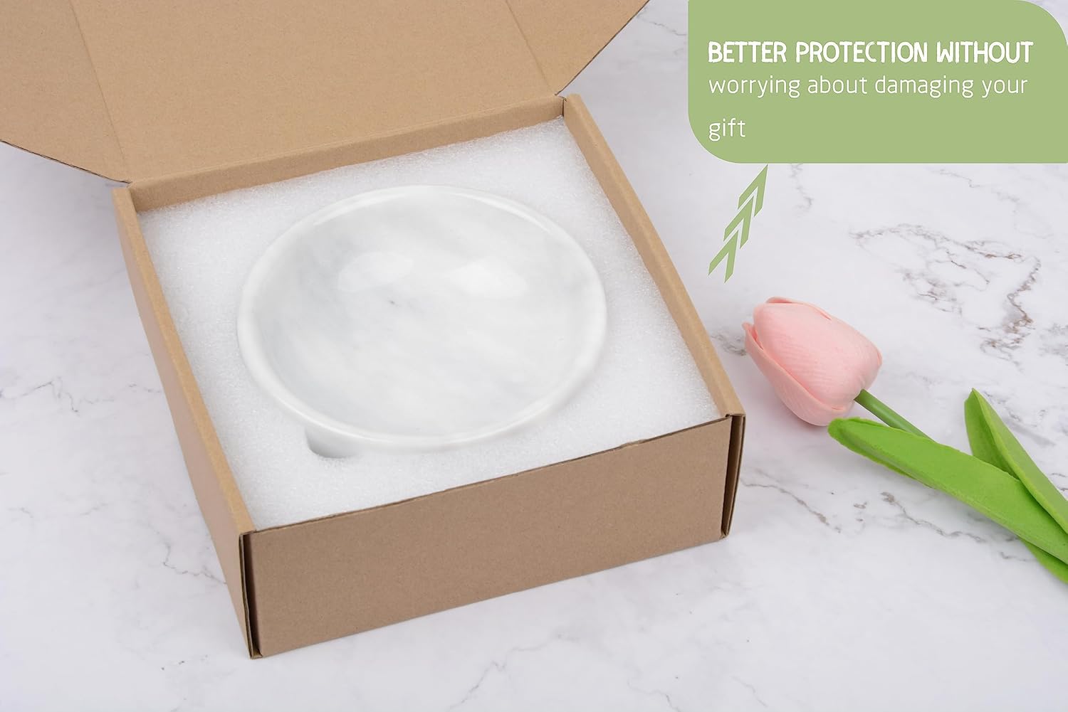 Jewelry Dish,Natural Marble Jewelry Dish,Trinket Tray,Ring Holder,Key Bowl,Unique Jewelry Tray for Home Decoration,Mother's Day,Birthday and Other Holiday Gifts(White Grey) - Image 7