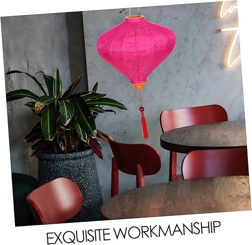 Miniatura 8 de 12 decoraciones de ceremonia de boda, decoración china, farol decorativo chino, linterna de sushi, linterna de seda vietnamita, linterna colgante