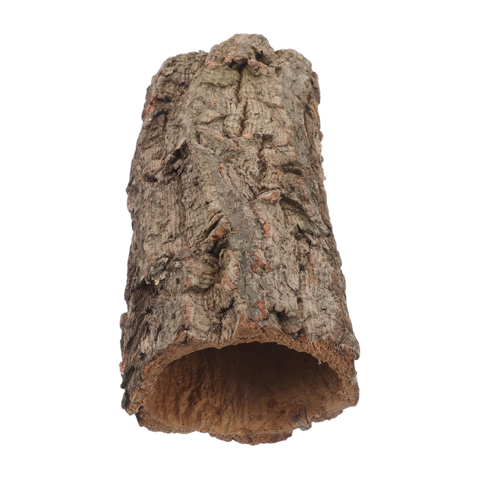 DIYEAH Pet Hideout Reptile Hide Cave for Reptiles Terrarium Decor Artificial Birch Log Hide for Lizard Tank Shelter