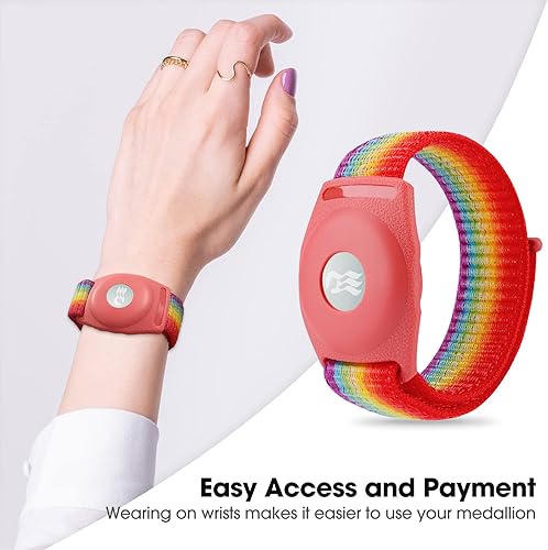 Miniatura 2 de Soporte para medallón de crucero de princesa, accesorios para adultos, hombres y mujeres, paquete de 2 pulseras de carnaval con medallón oceánico