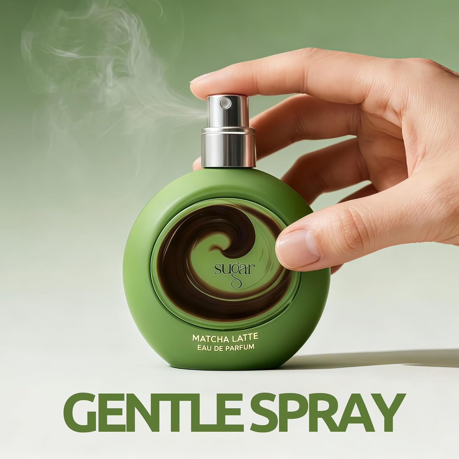 Long-Lasting Matcha Latte Eau de Parfum for Women - 3.4 Fl Oz Original Cologne, Creamy Fragrances for Women with Peach & Sandalwood Scent