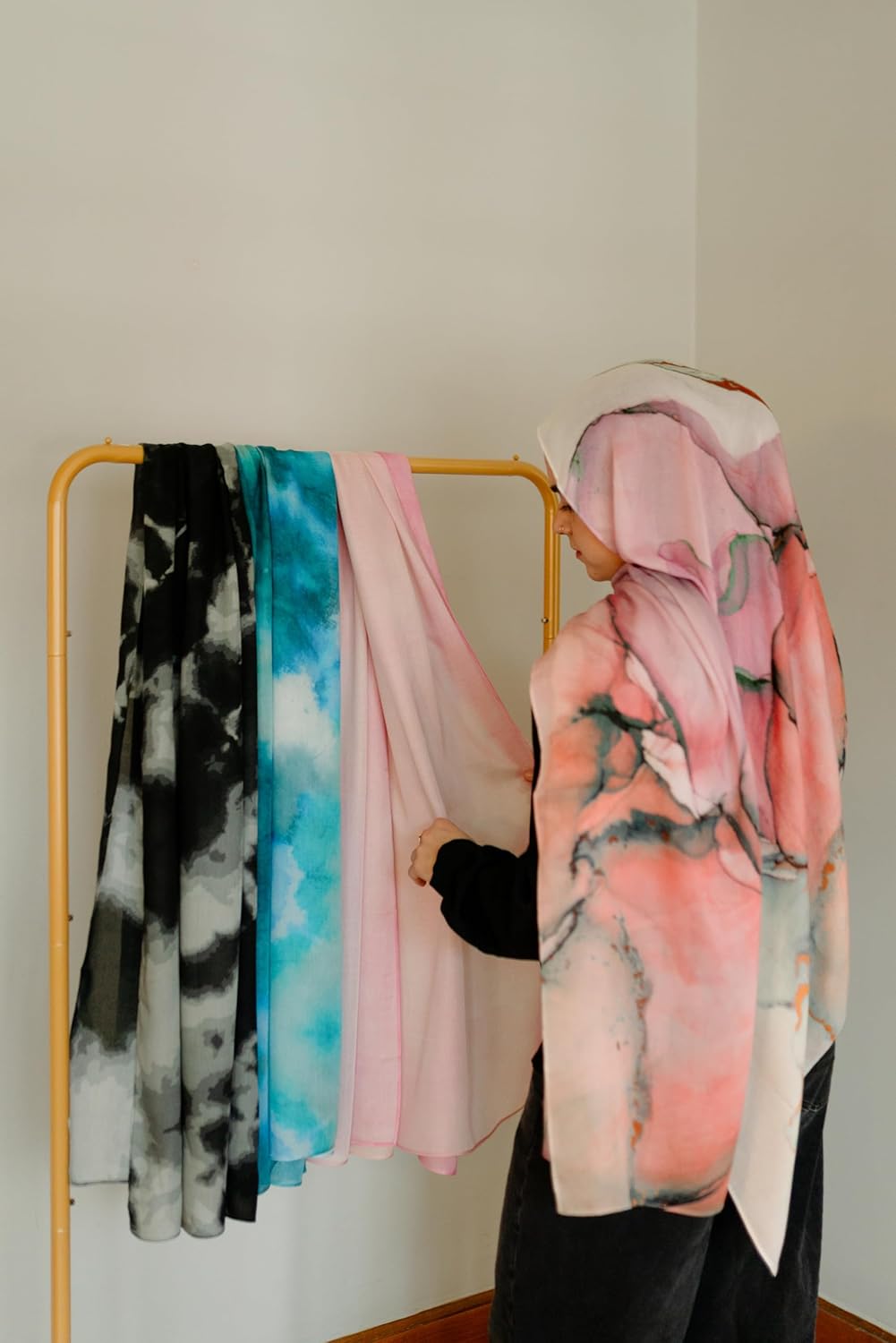 Women's Signature Lux Cotton-Modal Hijab Scarf. Soft, Breathable, Lightweight Wrap or Shawl for Modest Everyday Fashion - Image 4