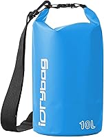 Vista 16 de IDRYBAG Bolsa seca para kayak impermeable 2L/5L/10L/15L/20L, pequeña bolsa impermeable para navegación