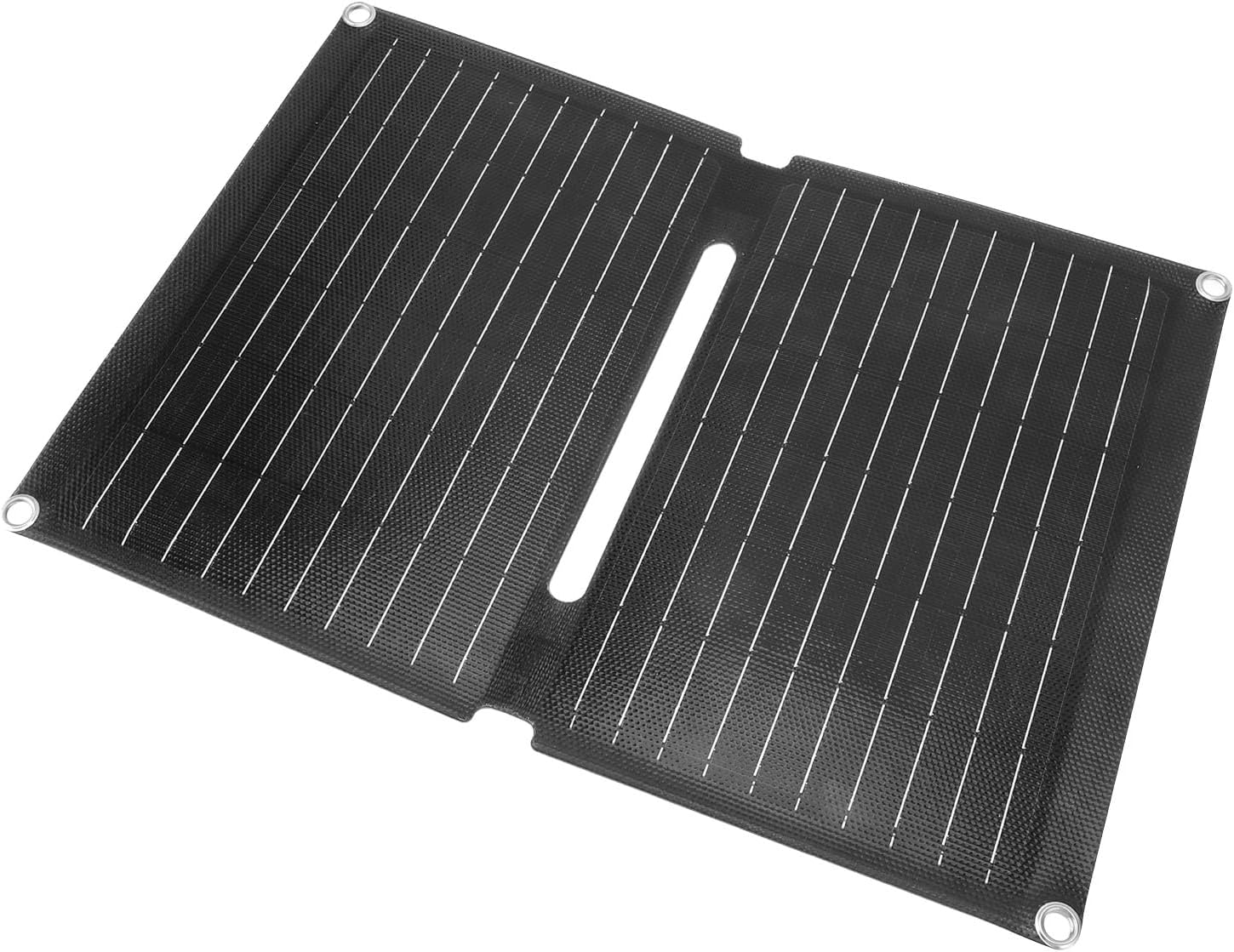 Pwshymi Portable Solar Panel Charger Efficient 40W Dual USB Foldable Solar Panel for Outdoor Activities Monocrystalline Silicon