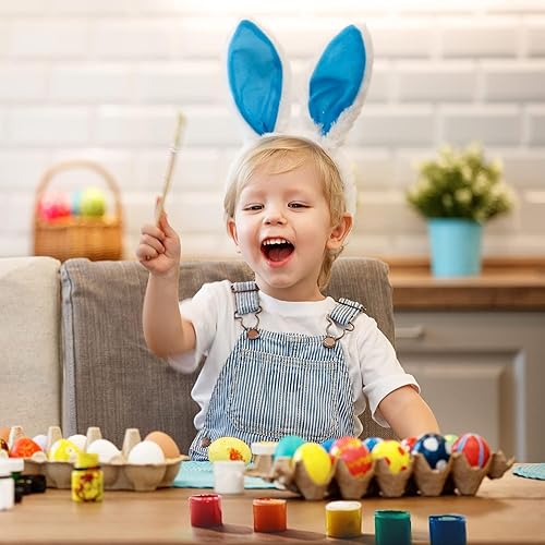 Miniatura 5 de Outus Taza pequeña de pintura con tapas, mini recipientes de plástico para pintar manualidades, contenedores de almacenamiento para pintura,