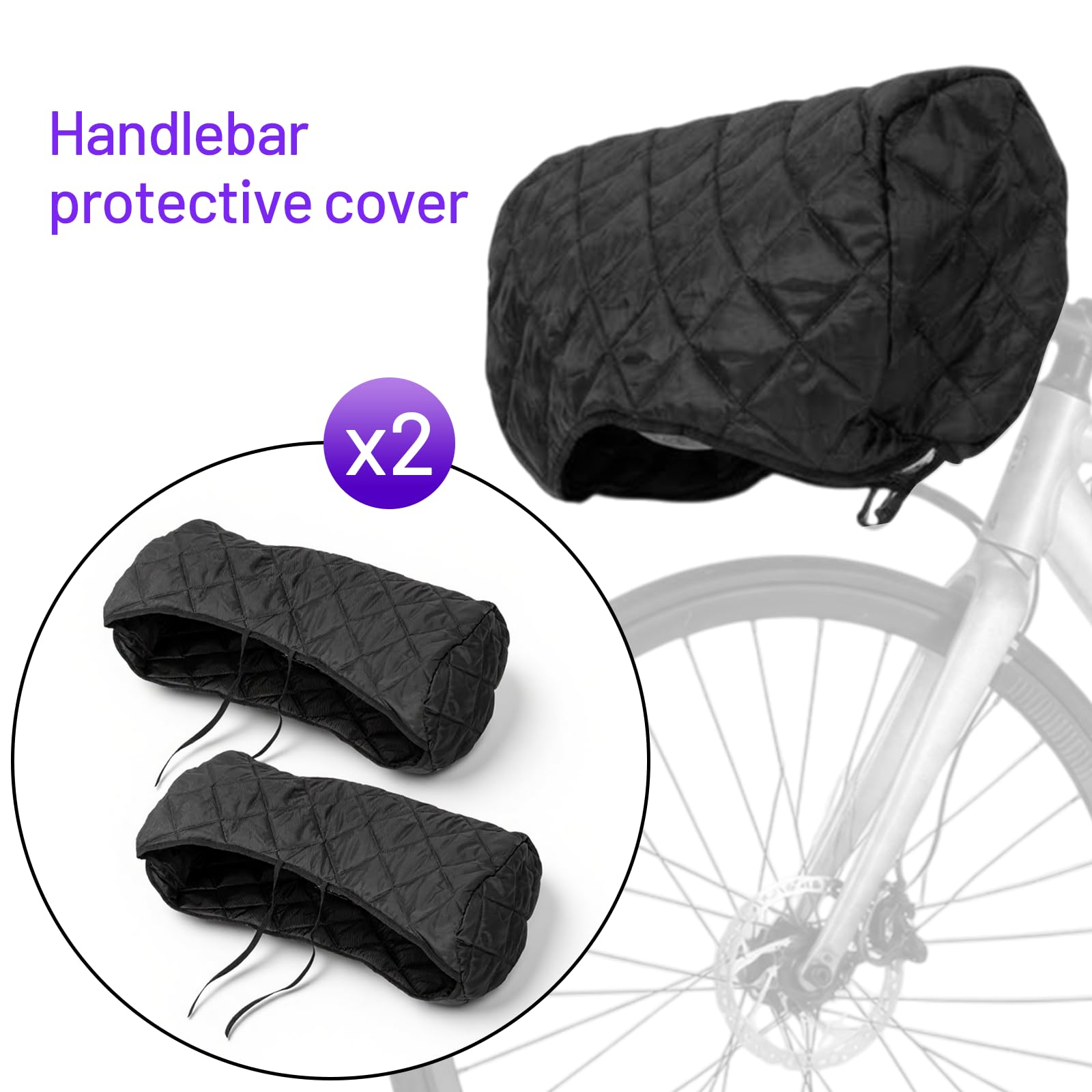 Favoto Telo Copri Bicicletta da Esterno per 2 Biciclette Impermeabile