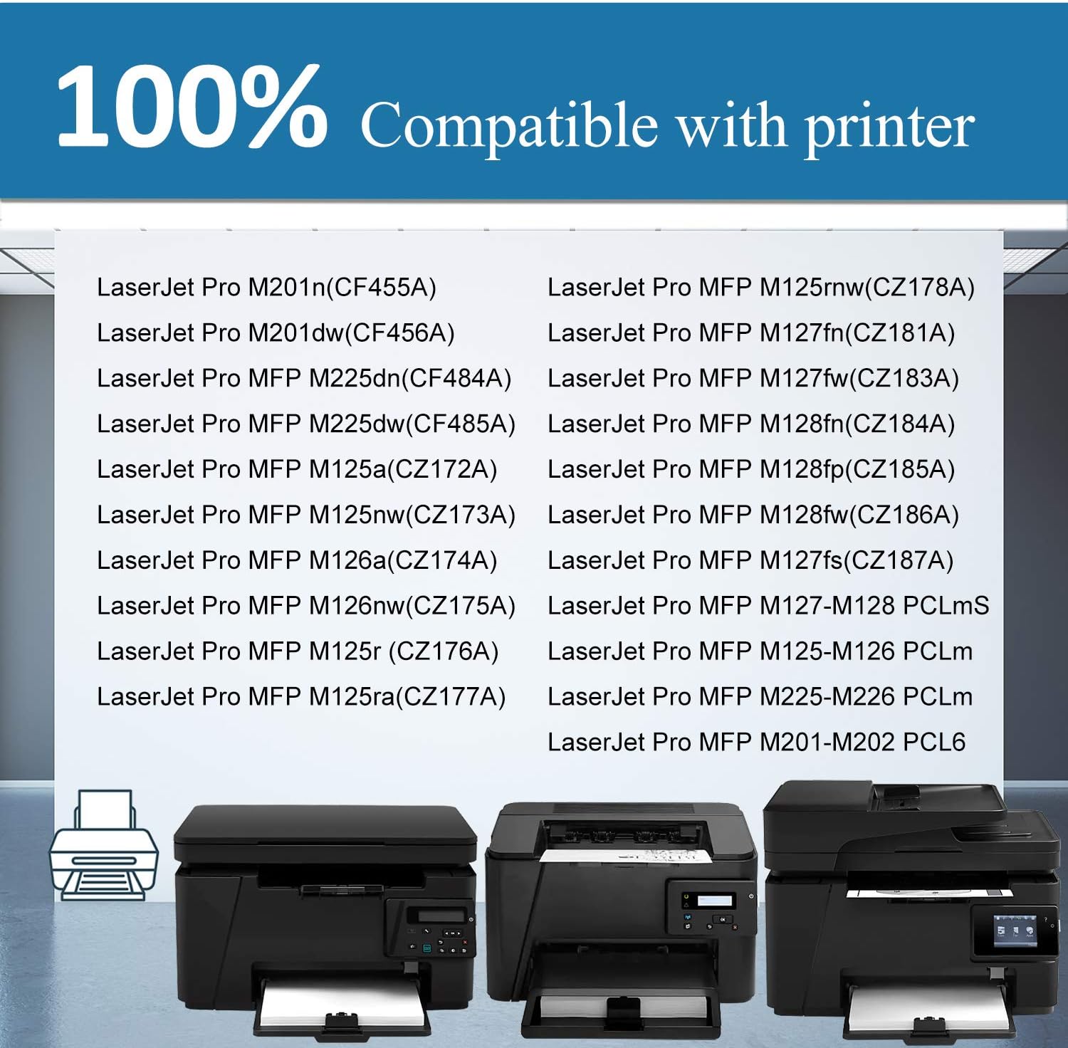 Laser Printer Drums \u0026 Toner Compatible 83A CF283A MICR Toner Cartridge  Replacement for HP Laserjet Pro M201n M201dw MFP M225dw MFP M126a MFP M125r  MFP M128fp MFP M127fs Printers,Sold by MonInk 2-Pack