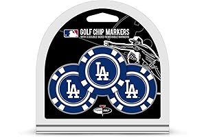 Dodgers Golf Balls Team Golf MLB Poker Chip Size with Pop Out...