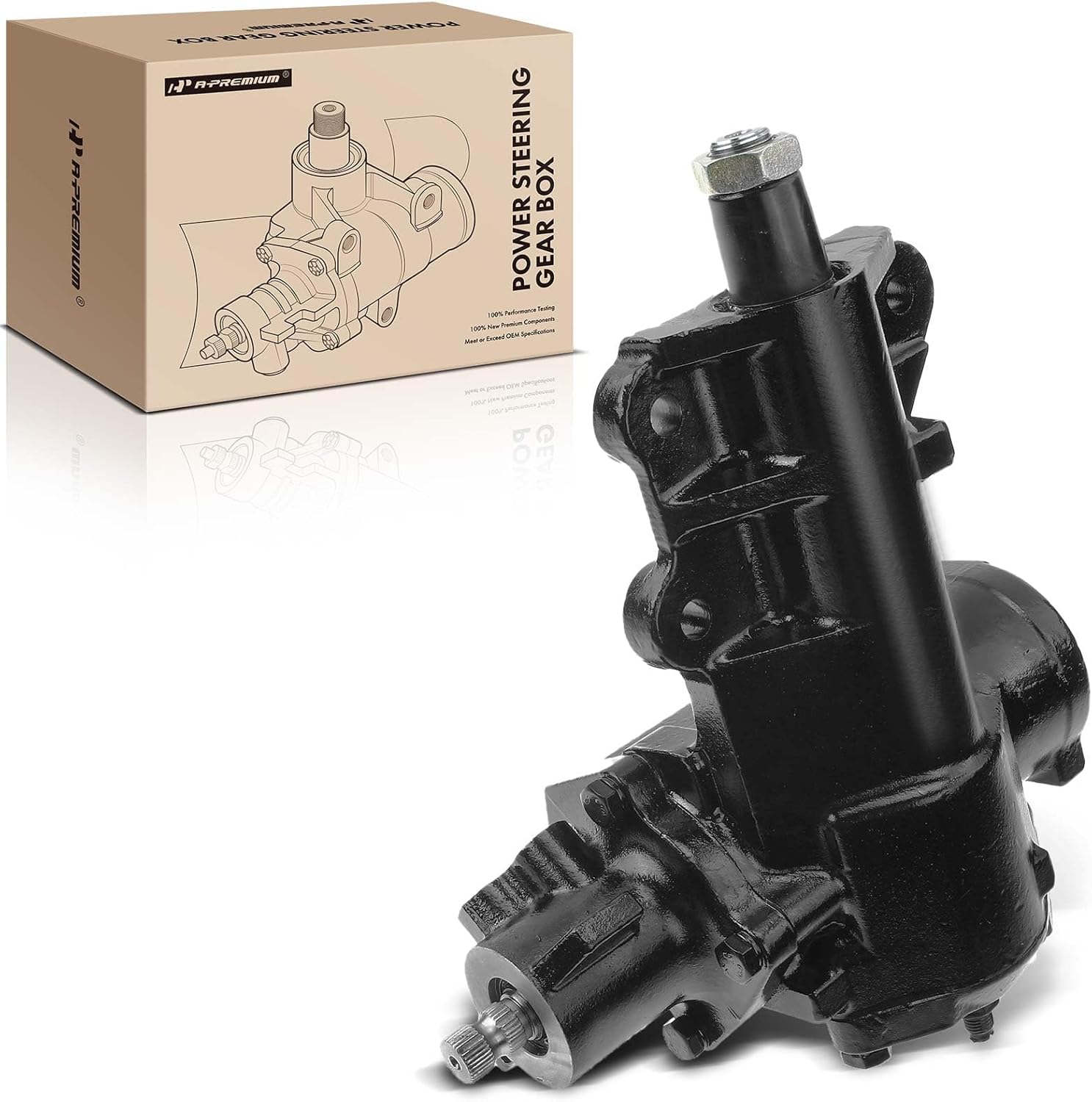 A-Premium - Power Steering Gearbox Gear Box Compatible with Ford F-100 F100 1976, F-150 F150 1976-1979, Bronco 1978-1979