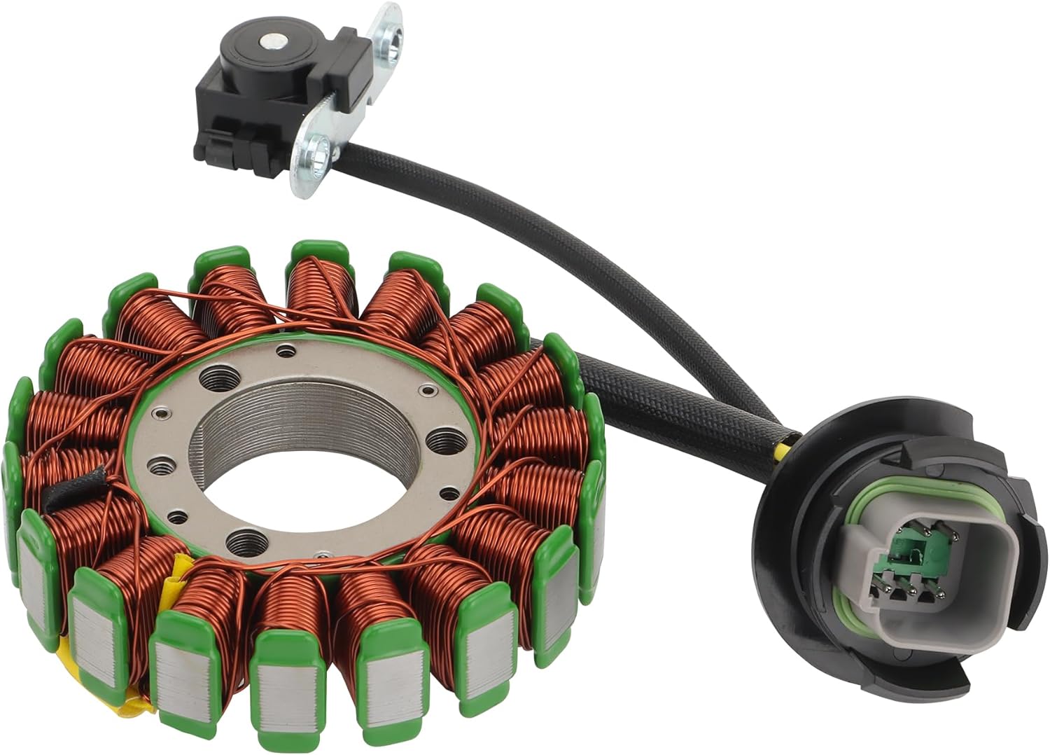 WOOSTAR 18 Coil 6 Wire Magneto Stator Replacement for 1995-2003 Seadoo 800 951 GTX GSX SPX RX XP OEM 290886588 420886588