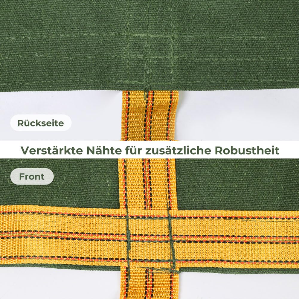 Hebe-Hebenetz 1x1 m Ladung Hängendes Hebenetz, Frachtnetz Tragfähigkeit 1T | Frachtnetz zum Be und Entladen von Fracht, Ladungsnetz aus Nylon und Leinwand, Schutznetz Gepäcknetz Ladungssicherung