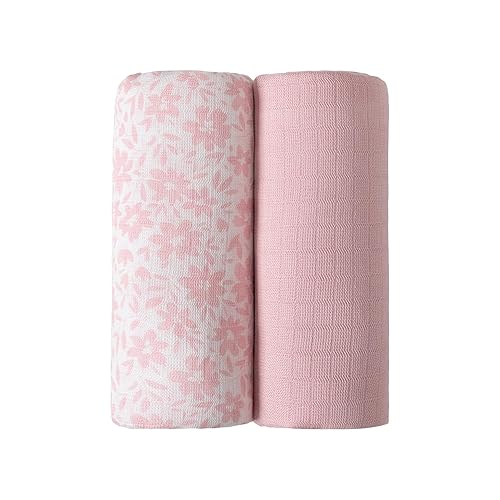 Miniatura 10 de softan Manta de muselina para niños y niñas, mantas de recepción de bebé, manta de recepción unisex, regalos para recién nacidos, 47 x 47 pulgadas,