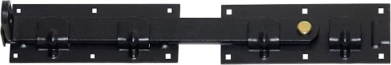 Double Gate Latch Door Lock Latch Gate Latch Throw Black