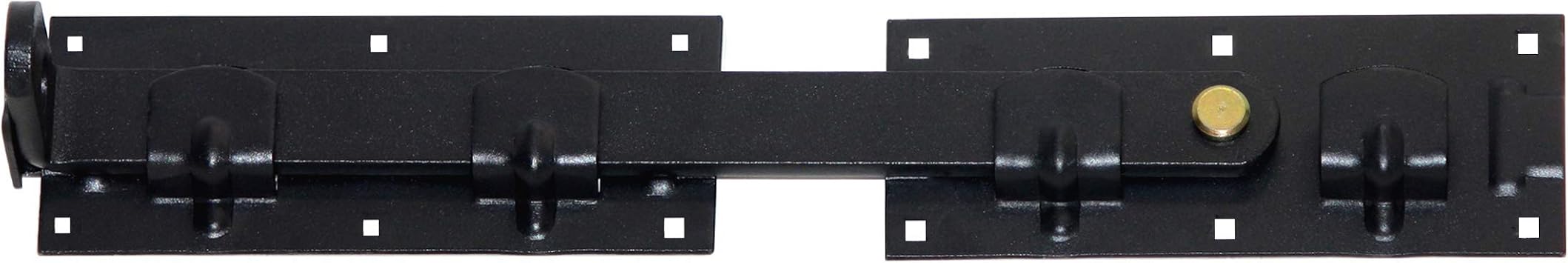 Double Gate Latch Door Lock Latch Gate Latch Throw Black