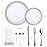 FOCUSLINE 350 Ct Silver Dinnerware Set for 50 Guests, Silver Lace Plastic Plates Disposable Heavy Duty, Including 50 Dinner & Dessert Plates, Cups, Napkins, Cutlery Set