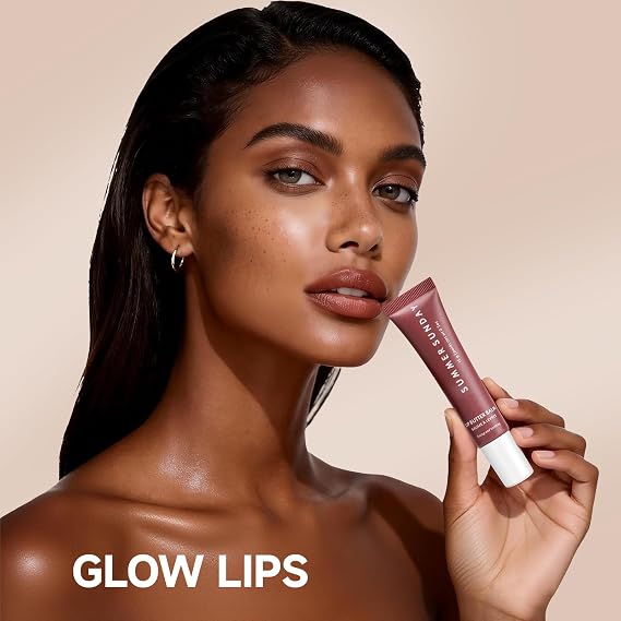 6 PCS Summer Lip Butter Balm, Lip Gloss for Instant Moisture, Lip Balm with Non-Sticky Shine, Ultra-Hydration, Lightweight, Long-lasting Soothing Lip Care