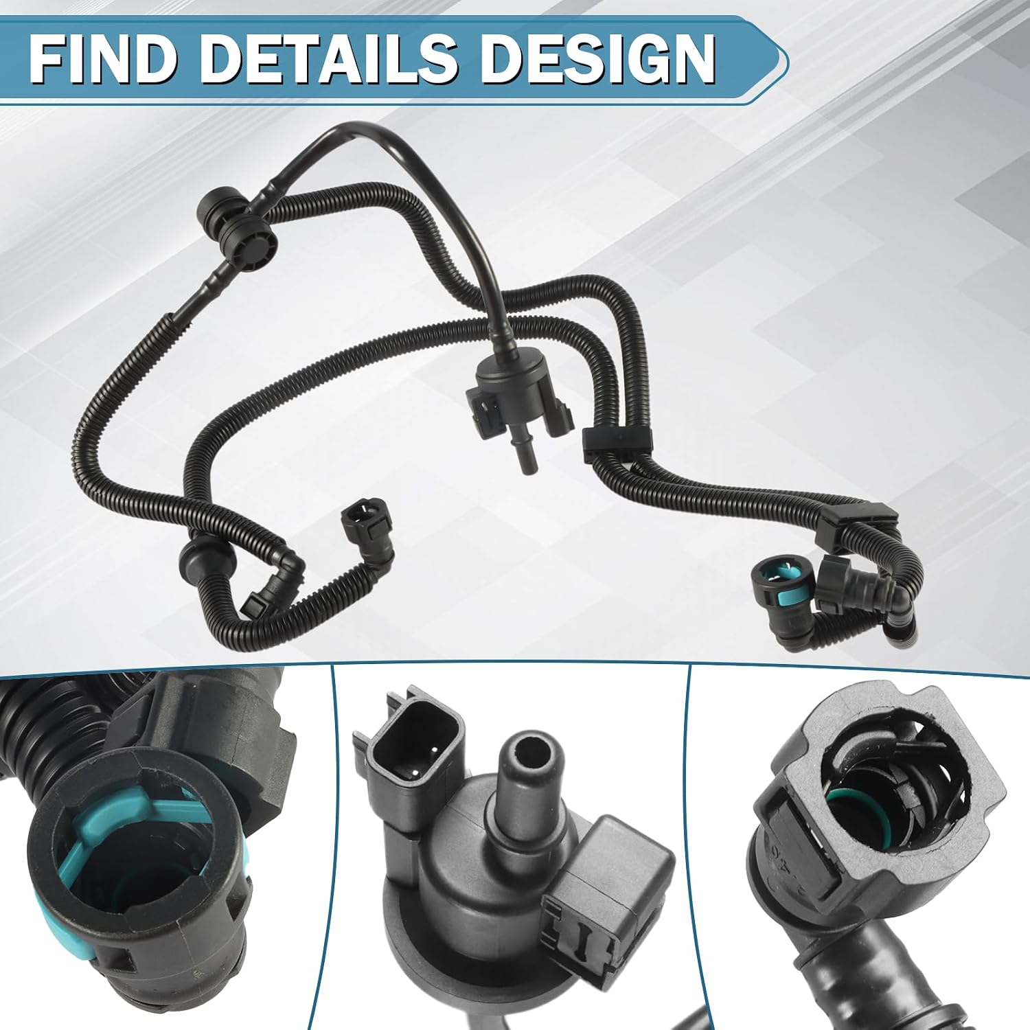 Vapor Canister Purge Valve HG9Z9D289F Fit for Ford Fusion 2017 2018 2019 2020 1.5L L4 Replaces HG9Z9D289A HG9Z9D289C 994-917