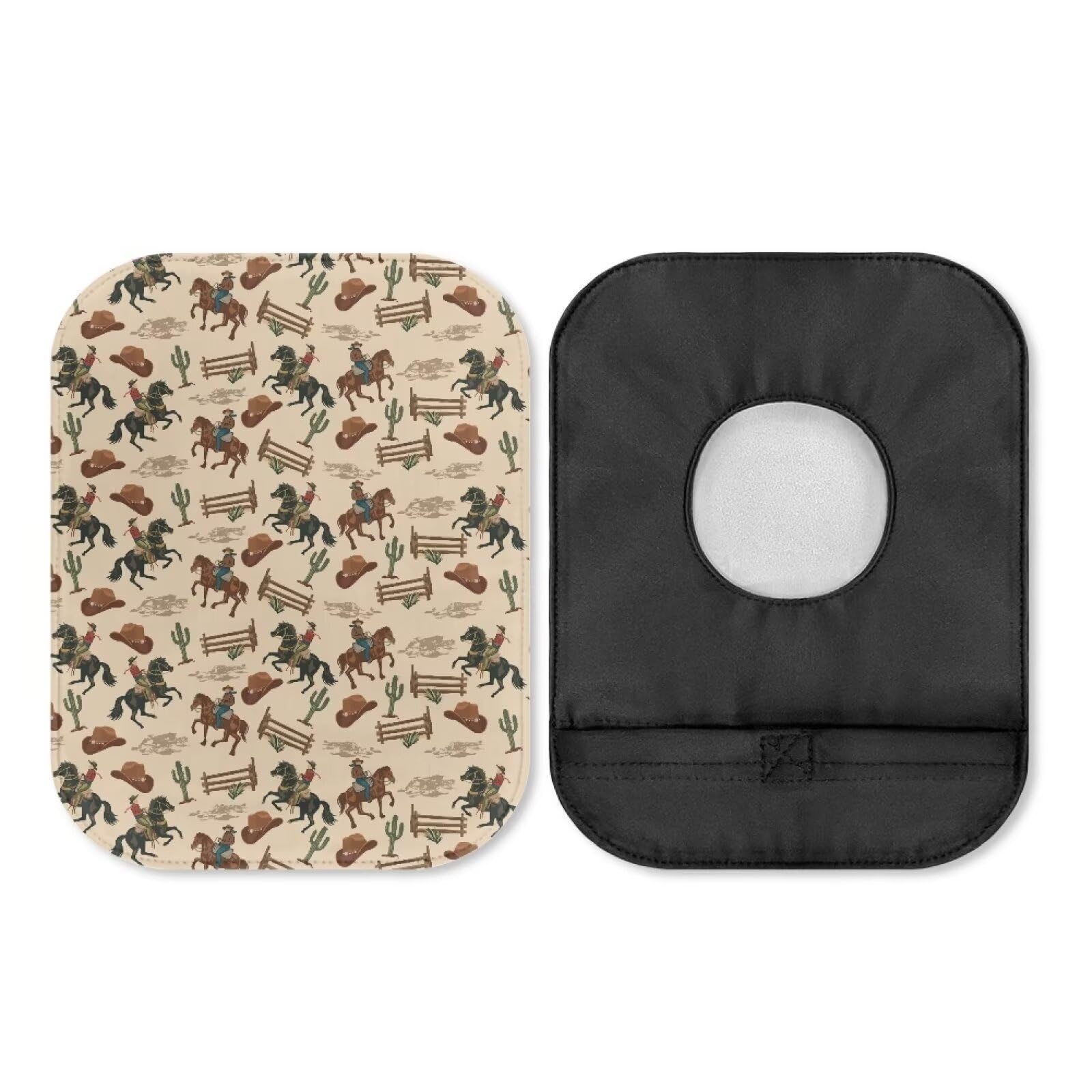Rnyleeg Western Cowboy Colostomy Bag Covers for Men One Piece Ostomy Supplies Bag with Closure Comfortable Ostomy Pouch Covers for Ileostomy Stoma Care