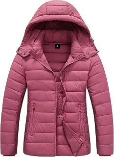 Women's Lightweight Waterproof Puffer Jacket Warm For Cold Winter