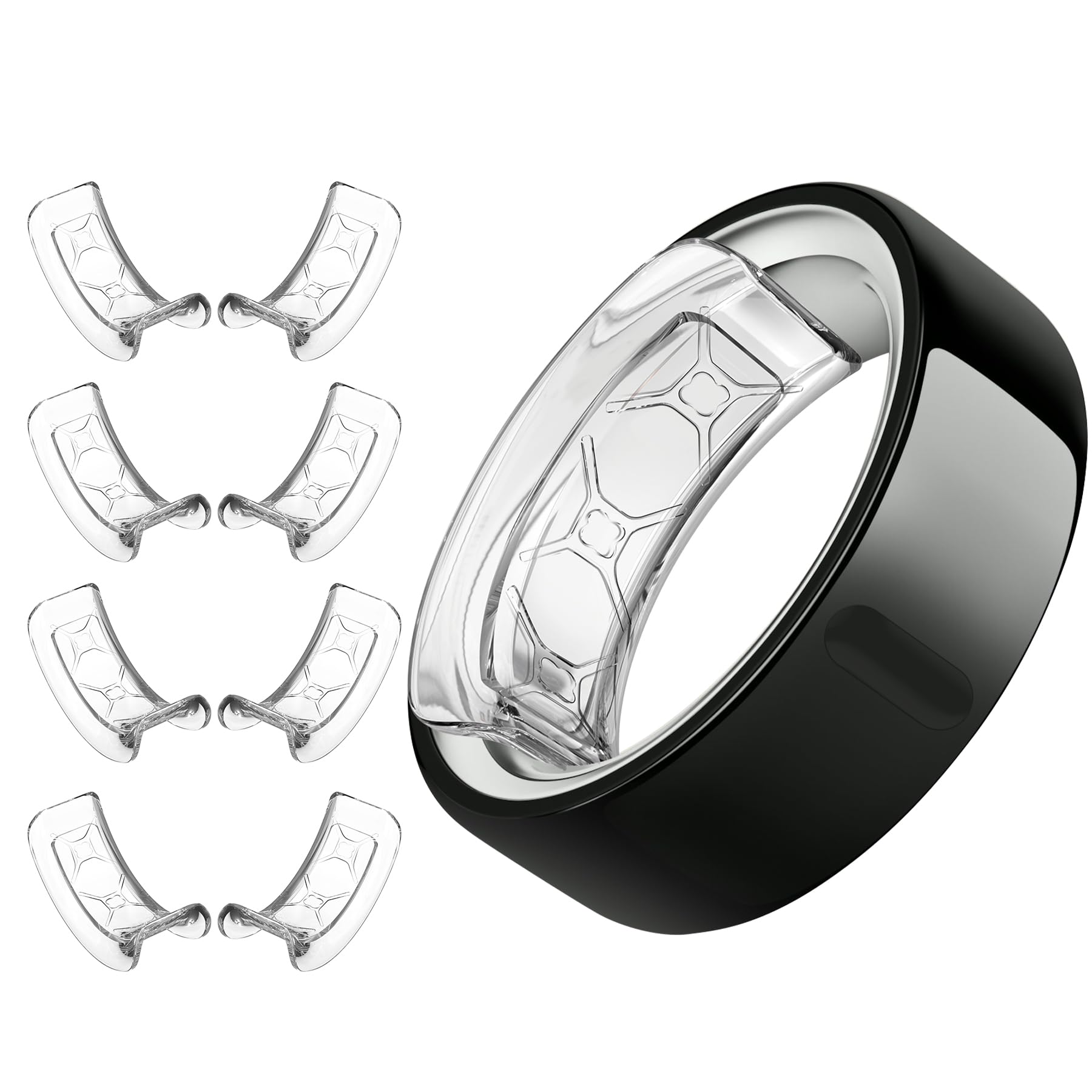 YWXTW Invisible Grips for Oura Ring Size Adjuster Waterproof Adhesive Guard Compatible with Samsung Ultrahuman Ring Thinner Sizers