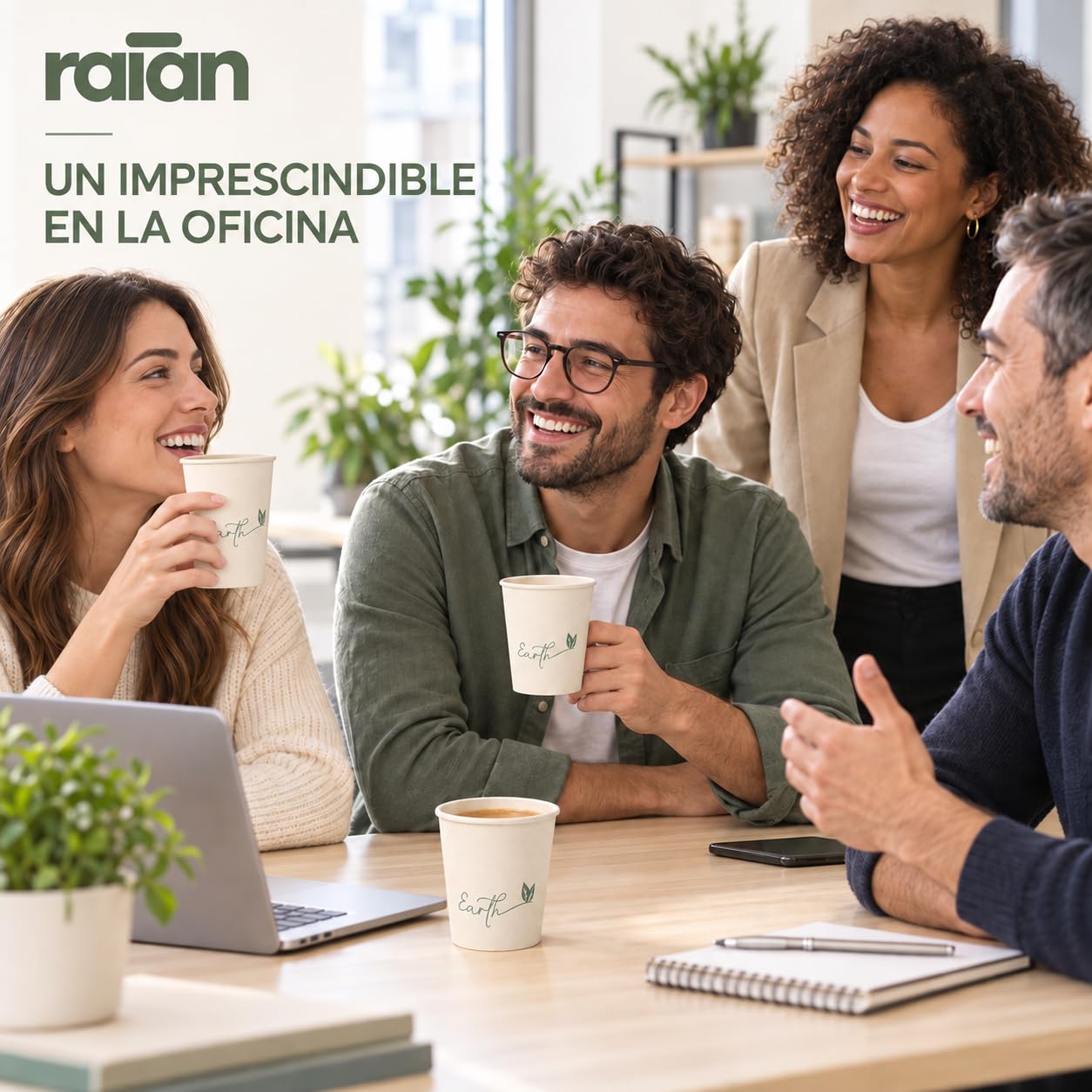 raian Jednorazowe tekturowe kubki do kawy 210 ml do Cappuccino 1000 szt