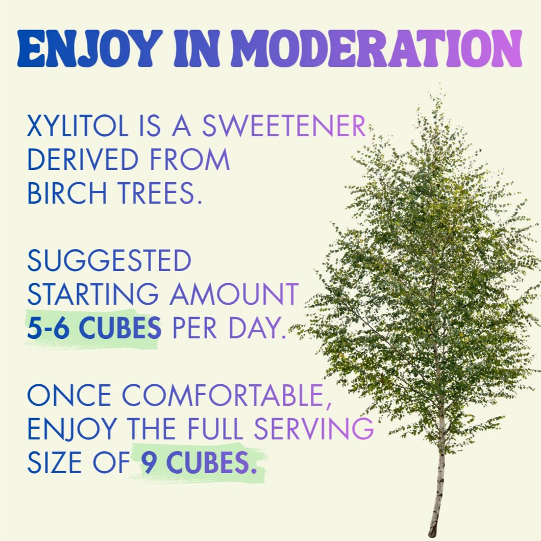 Xylipop Variety 4 Pack – Tooth-Friendly Xylitol Candy | Made with 3 Organic Ingredients | Sugar-Free, Vegan | Healthy Snack for All Ages | 4 x 1.94 oz Pouches (Assorted)