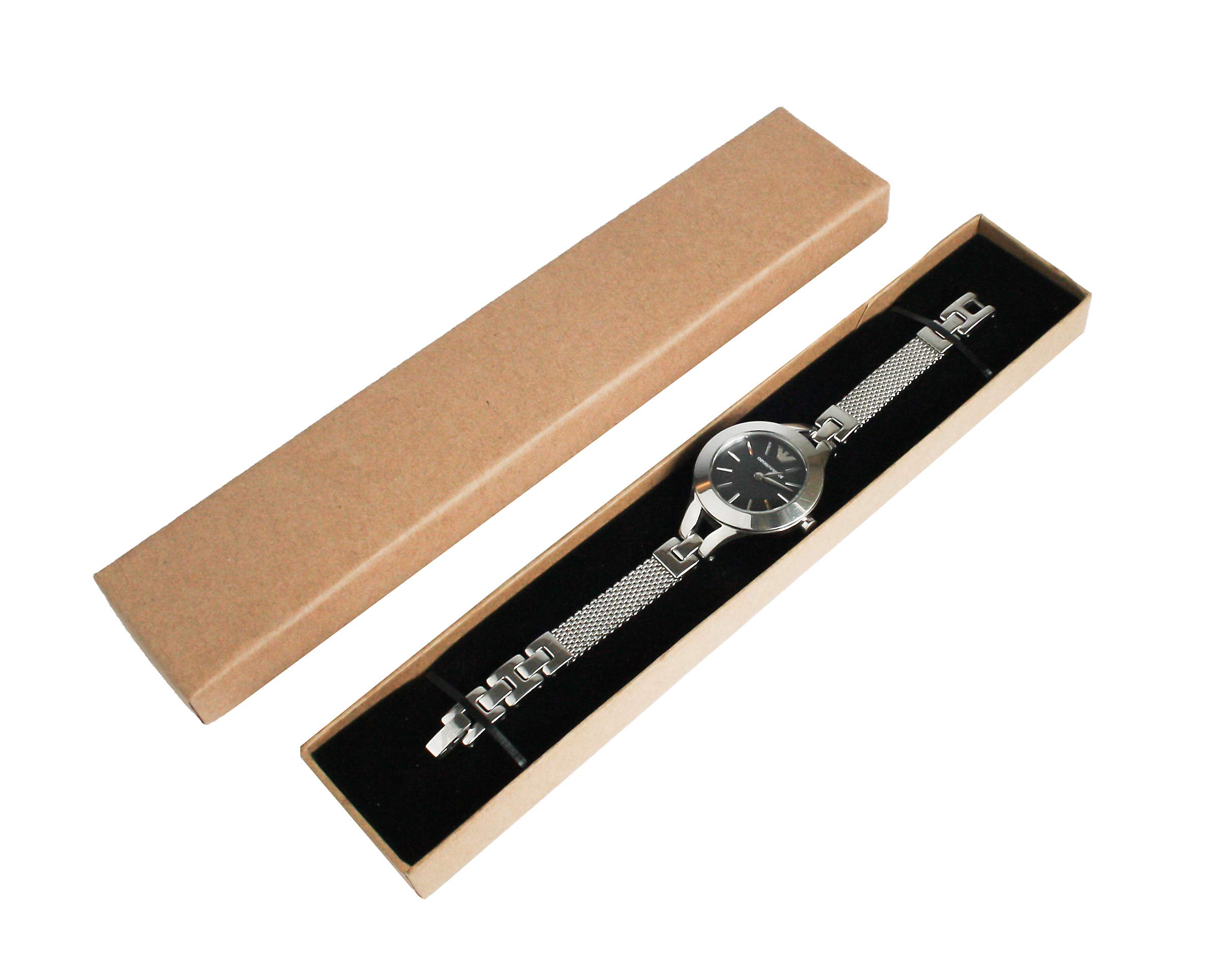 Emartbuy Ensemble De 24 Marron Carré Boîtes à Bijoux En