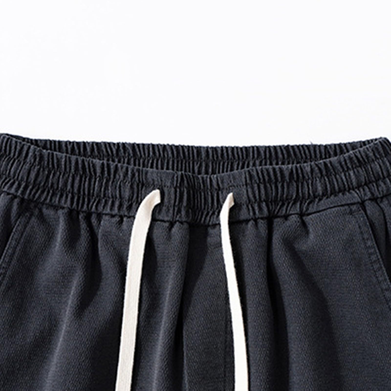 SRZYMJ Jogginghose Herren Baumwolle Elastische Taille Freizeithose Lange Sport Hose Fitness Sweat Hosen Jogger Trainingshose Freizeit Sporthose mit Kordelzug Atmungsaktiv Laufhose Wanderhose